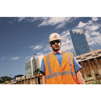 Glowear 8205hl-eco Class 2 Recycled Hi-vis Vest, Mesh, Polyester, 2x-large/3x-large, Orange