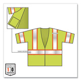Glowear 8330z Class 3 Two-tone Zipper Vest, Polyester, Largel/x-large, Lime, Ships In 1-3 Business Days
