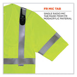Glowear 8356frhl Class 3 Fr Hook And Loop Safety Vest With Sleeves, Modacrylic, Small/med, Lime, Ships In 1-3 Business Days
