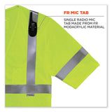 Glowear 8356frhl Class 3 Fr Hook And Loop Safety Vest With Sleeves, Modacrylic, Large/xl, Lime, Ships In 1-3 Business Days