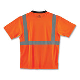Glowear 8289bk Class 2 Hi-vis T-shirt With Black Bottom, Small, Orange, Ships In 1-3 Business Days