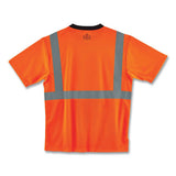 Glowear 8289bk Class 2 Hi-vis T-shirt With Black Bottom, Large, Orange, Ships In 1-3 Business Days