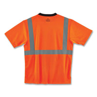 Glowear 8289bk Class 2 Hi-vis T-shirt With Black Bottom, X-large, Orange, Ships In 1-3 Business Days