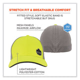 Glowear 8931 Reflective Stretch-fit Hat, Cotton/polyester, Ergodyne Logo, Large/xl, Hi-vis Lime, Ships In 1-3 Business Days