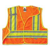 Glowear 8245psv Class 2 Public Safety Vest, Polyester, Large/x-large, Orange, Ships In 1-3 Business Days