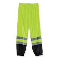 Glowear 8910bk Class E Hi-vis Pants With Black Bottom, Polyester, Small/medium, Lime, Ships In 1-3 Business Days