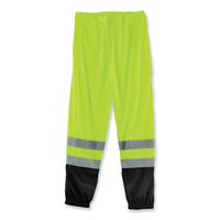 Glowear 8910bk Class E Hi-vis Pants With Black Bottom, Polyester, Large/x-large, Lime, Ships In 1-3 Business Days