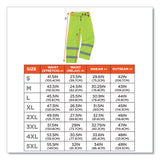 Glowear 8925 Class E Hi-vis Thermal Pants, 3x-large, Lime
