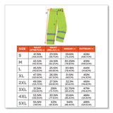 Glowear 8925 Class E Hi-vis Thermal Pants, 4x-large, Lime