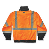 Glowear 8379 Class 3 Hi-vis Fleece Lined Bomber Jacket, Orange, 3x-large, Ships In 1-3 Business Days