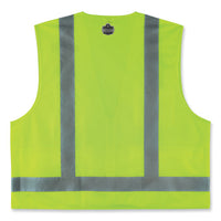 Glowear 8249z-s Single Size Class 2 Economy Surveyors Zipper Vest, Polyester, Small, Lime, Ships In 1-3 Business Days