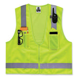 Glowear 8249z-s Single Size Class 2 Economy Surveyors Zipper Vest, Polyester, Small, Lime, Ships In 1-3 Business Days