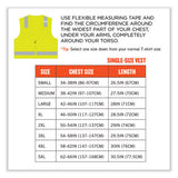 Glowear 8249z-s Single Size Class 2 Economy Surveyors Zipper Vest, Polyester, Large, Lime, Ships In 1-3 Business Days