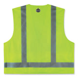 Glowear 8249z-s Single Size Class 2 Economy Surveyors Zipper Vest, Polyester, Large, Lime, Ships In 1-3 Business Days
