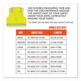 Glowear 8249z-s Single Size Class 2 Economy Surveyors Zipper Vest, Polyester, 2x-large, Lime, Ships In 1-3 Business Days