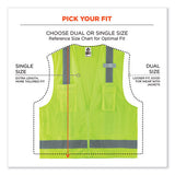 Glowear 8249z-s Single Size Class 2 Economy Surveyors Zipper Vest, Polyester, 2x-large, Lime, Ships In 1-3 Business Days