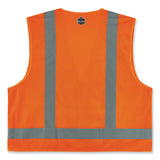 Glowear 8249z-s Single Size Class 2 Economy Surveyors Zipper Vest, Polyester, Medium, Orange, Ships In 1-3 Business Days