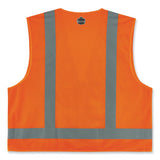 Glowear 8249z-s Single Size Class 2 Economy Surveyors Zipper Vest, Polyester, X-large, Orange, Ships In 1-3 Business Days