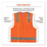Glowear 8249z-s Single Size Class 2 Economy Surveyors Zipper Vest, Polyester, 2x-large, Orange, Ships In 1-3 Business Days