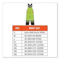 Glowear 8918bk Class E Hi-vis Rain Bibs Black Bottom, X-large, Lime, Ships In 1-3 Business Days