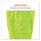 Glowear 8918bk Class E Hi-vis Rain Bibs Black Bottom, X-large, Lime, Ships In 1-3 Business Days