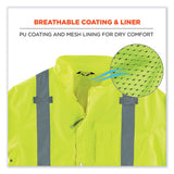 Glowear 8365bk Class 3 Hi-vis Rain Jacket Black Bottom, Small, Lime, Ships In 1-3 Business Days