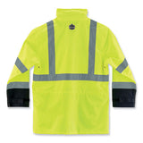 Glowear 8365bk Class 3 Hi-vis Rain Jacket Black Bottom, Small, Lime, Ships In 1-3 Business Days