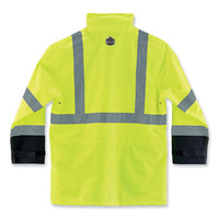 Glowear 8365bk Class 3 Hi-vis Rain Jacket Black Bottom, 4x-large, Lime, Ships In 1-3 Business Days