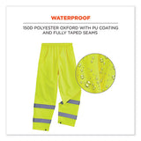 Glowear 8916 Class E Lightweight Hi-vis Rain Pants, Small, Lime, Ships In 1-3 Business Days