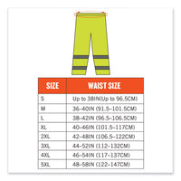 Glowear 8916 Class E Lightweight Hi-vis Rain Pants, Small, Lime, Ships In 1-3 Business Days