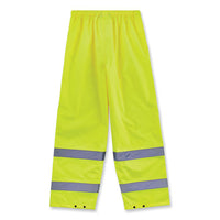 Glowear 8916 Class E Lightweight Hi-vis Rain Pants, Large, Lime, Ships In 1-3 Business Days