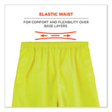 Glowear 8916 Class E Lightweight Hi-vis Rain Pants, 2x-large, Lime, Ships In 1-3 Business Days