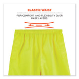 Glowear 8916 Class E Lightweight Hi-vis Rain Pants, 3x-large, Lime, Ships In 1-3 Business Days