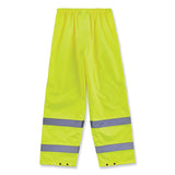 Glowear 8916 Class E Lightweight Hi-vis Rain Pants, 3x-large, Lime, Ships In 1-3 Business Days