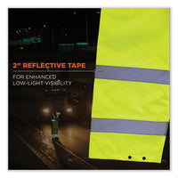 Glowear 8916 Class E Lightweight Hi-vis Rain Pants, 4x-large, Lime, Ships In 1-3 Business Days