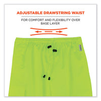 Glowear 8915bk Class E Hi-vis Rain Pants Black Bottom, Small, Lime, Ships In 1-3 Business Days