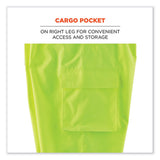 Glowear 8915bk Class E Hi-vis Rain Pants Black Bottom, 4x-large, Lime, Ships In 1-3 Business Days