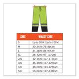 Glowear 8915bk Class E Hi-vis Rain Pants Black Bottom, 5x-large, Lime, Ships In 1-3 Business Days