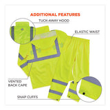 Glowear 8376k Lightweight Hv Rain Suit, Medium, Lime, Ships In 1-3 Business Days