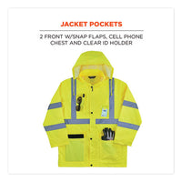 Glowear 8376k Lightweight Hv Rain Suit, Large, Lime, Ships In 1-3 Business Days