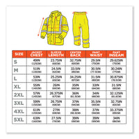 Glowear 8376k Lightweight Hv Rain Suit, Large, Lime, Ships In 1-3 Business Days