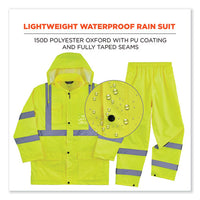 Glowear 8376k Lightweight Hv Rain Suit, X-large, Lime, Ships In 1-3 Business Days