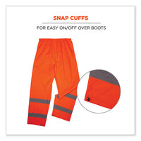 Glowear 8916 Class E Lightweight Hi-vis Rain Pants, Medium, Orange, Ships In 1-3 Business Days