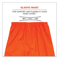 Glowear 8916 Class E Lightweight Hi-vis Rain Pants, 3x-large, Orange, Ships In 1-3 Business Days