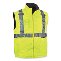 Glowear 8287 Class 2 Hi-vis Jacket With Removable Sleeves, Small, Lime, Ships In 1-3 Business Days