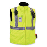 Glowear 8287 Class 2 Hi-vis Jacket With Removable Sleeves, Small, Lime, Ships In 1-3 Business Days