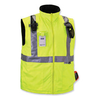 Glowear 8287 Class 2 Hi-vis Jacket With Removable Sleeves, Medium, Lime, Ships In 1-3 Business Days