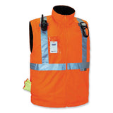 Glowear 8287 Class 2 Hi-vis Jacket With Removable Sleeves, Small, Orange, Ships In 1-3 Business Days