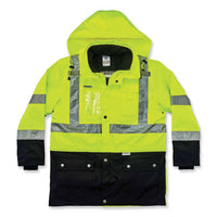 Glowear 8388 Class 3/2 Hi-vis Thermal Jacket Kit, Small, Lime, Ships In 1-3 Business Days