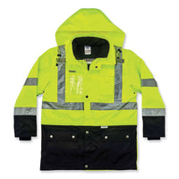 Glowear 8388 Class 3/2 Hi-vis Thermal Jacket Kit, X-large, Lime, Ships In 1-3 Business Days
